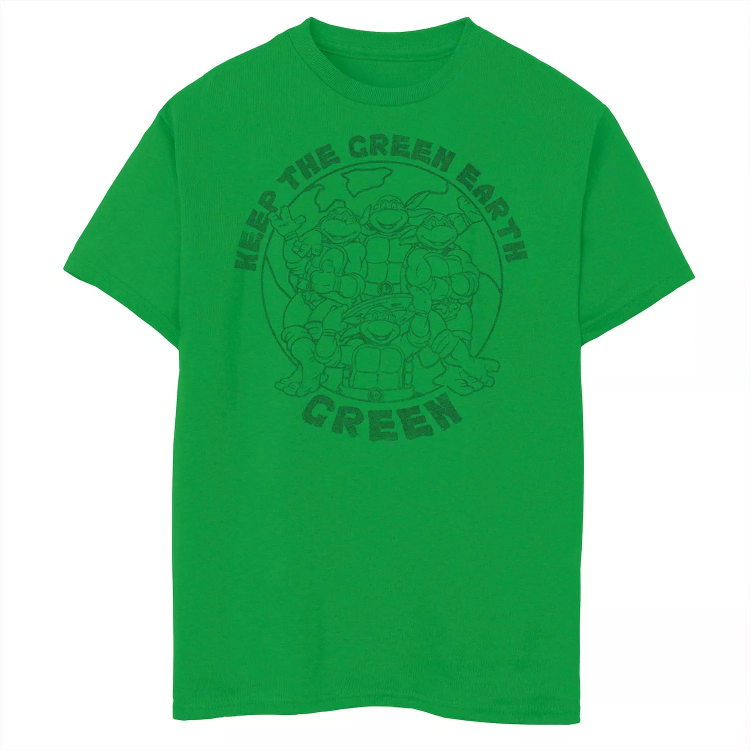 Зеленая футболка с рисунком «Черепашки-ниндзя» для мальчиков 8–20 лет Licensed Character зеленая футболка с рисунком черепашки ниндзя для мальчиков 8–20 лет licensed character