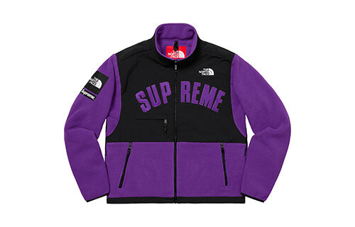 

Куртка Supreme x The North Face с принтом, фиолетовый