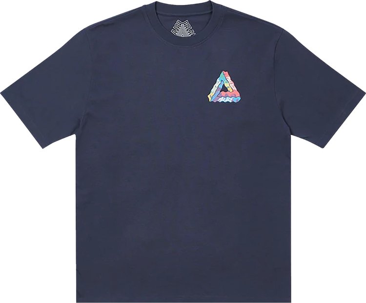 Футболка Palace Tri-Visions T-Shirt 'Navy', синий