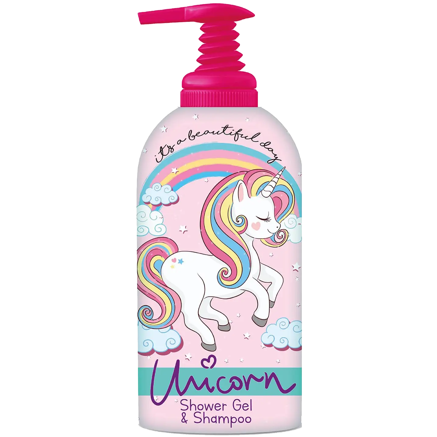 

Unicorn Beautifull Day гель для душа и шампунь для волос 2в1 для детей, 1000 мл