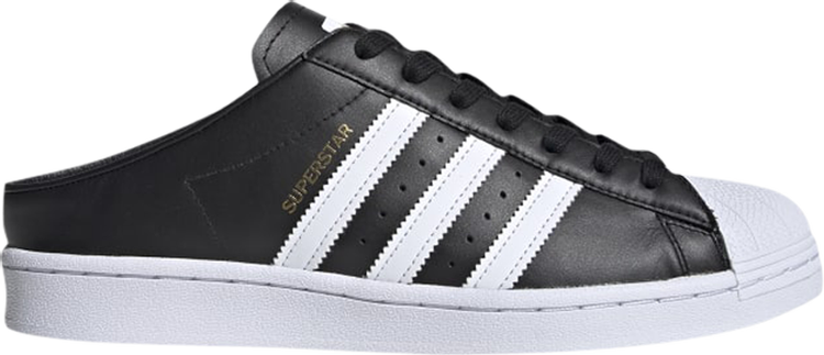 

Кроссовки Adidas Superstar Slip-On Backless Mule 'Core Black', черный