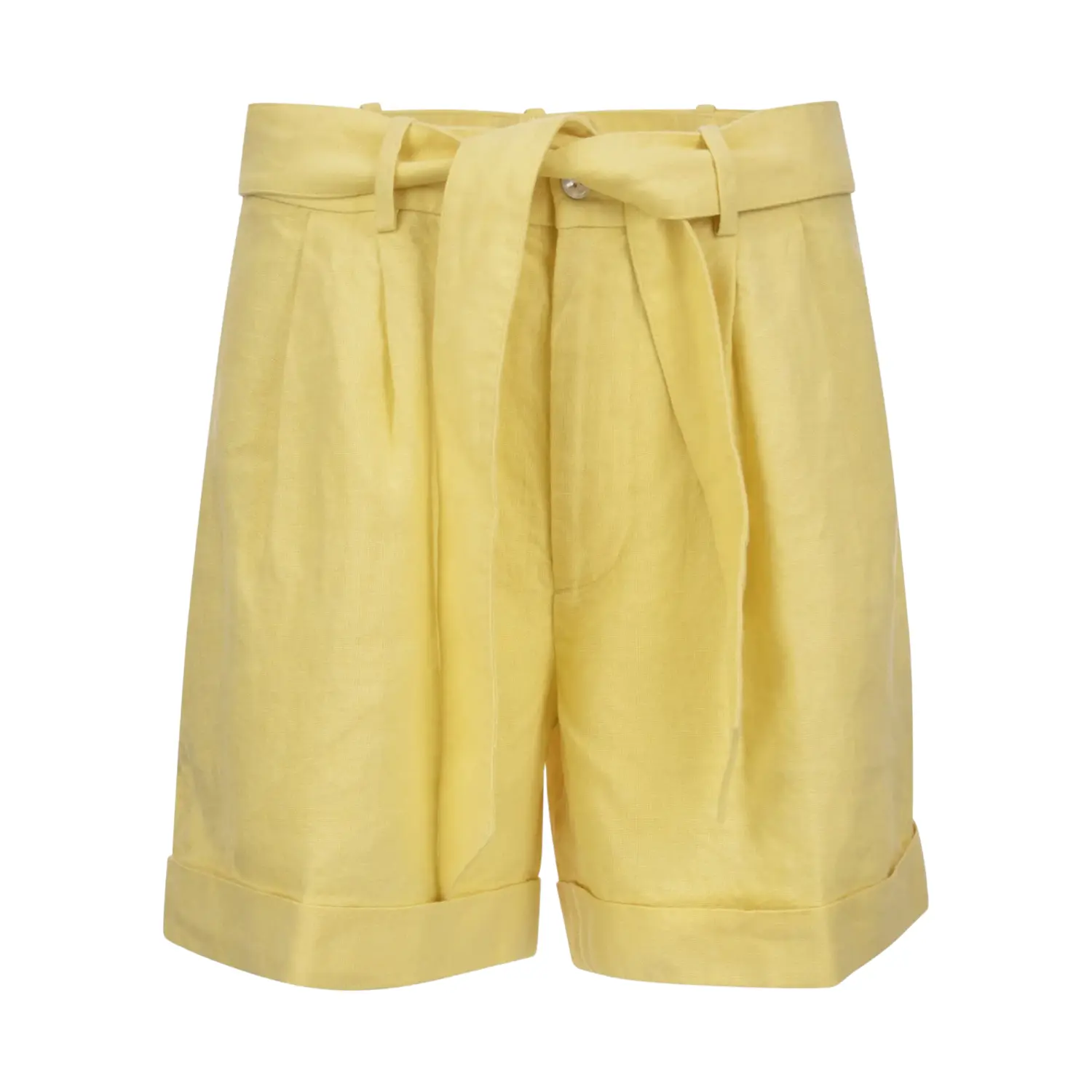 

Шорты Polo Ralph Lauren Linen With Belt, желтый