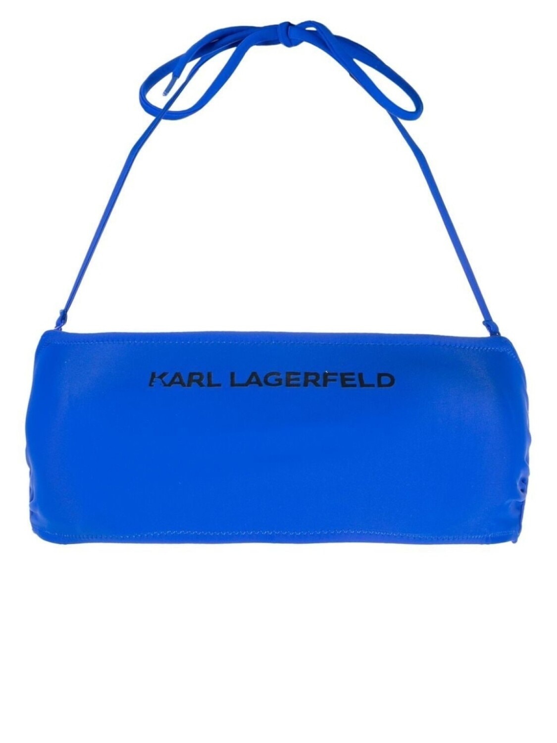 

Karl Lagerfeld топ бикини бандо с логотипом, синий