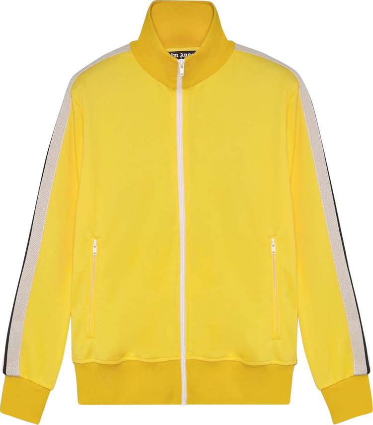 Куртка Palm Angels Classic Track Jacket 'Yellow/White', желтый - фото