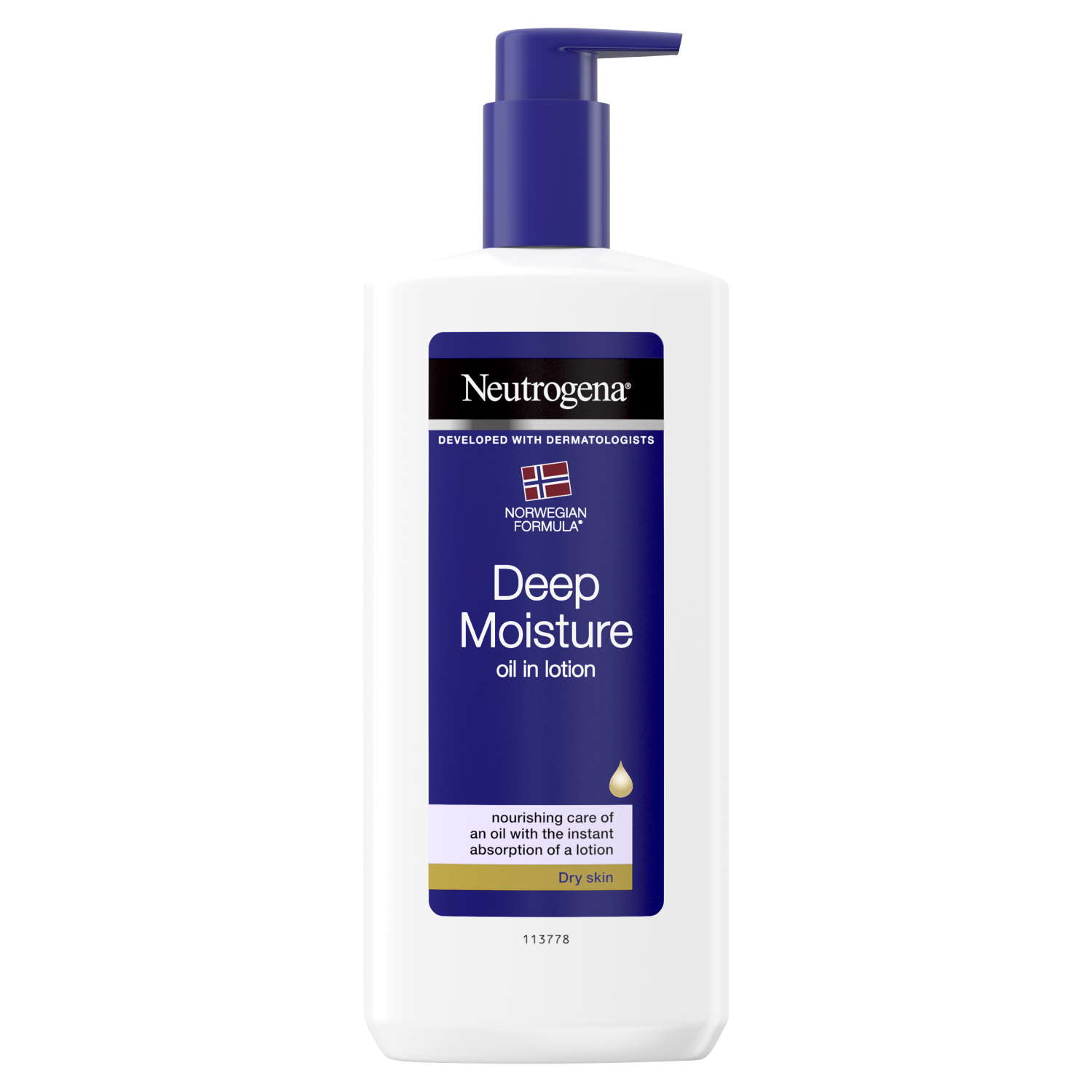 Neutrogena Deep Moisture Лосьон для тела увлажняющий с кунжутным маслом, 400 мл - фото