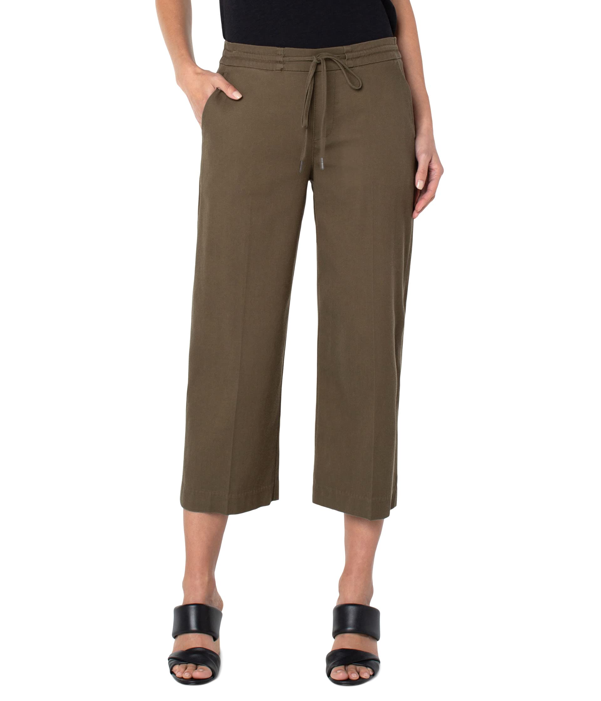 Брюки Liverpool, Kelsey Culottes w/ Tie Front Waist Band glyn eva the olive grove