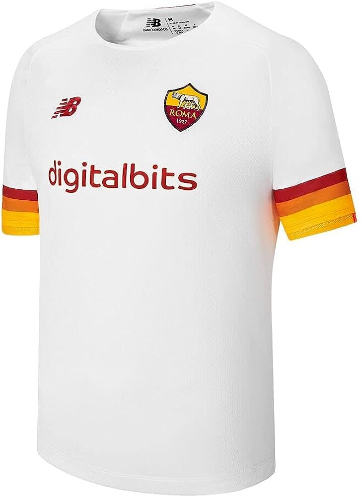 

Футболка New Balance Men's As Roma Short Sleeve Jersey, белый