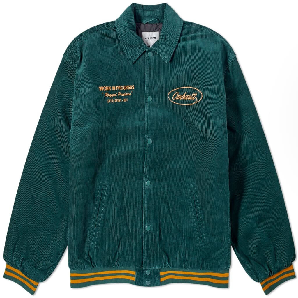 

Куртка Carhartt WIP Rugged Letterman, зеленый