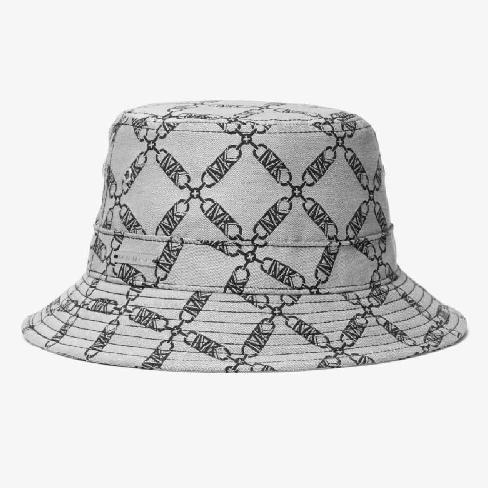 

Панама Michael Kors Empire Logo Jacquard, черный/серый