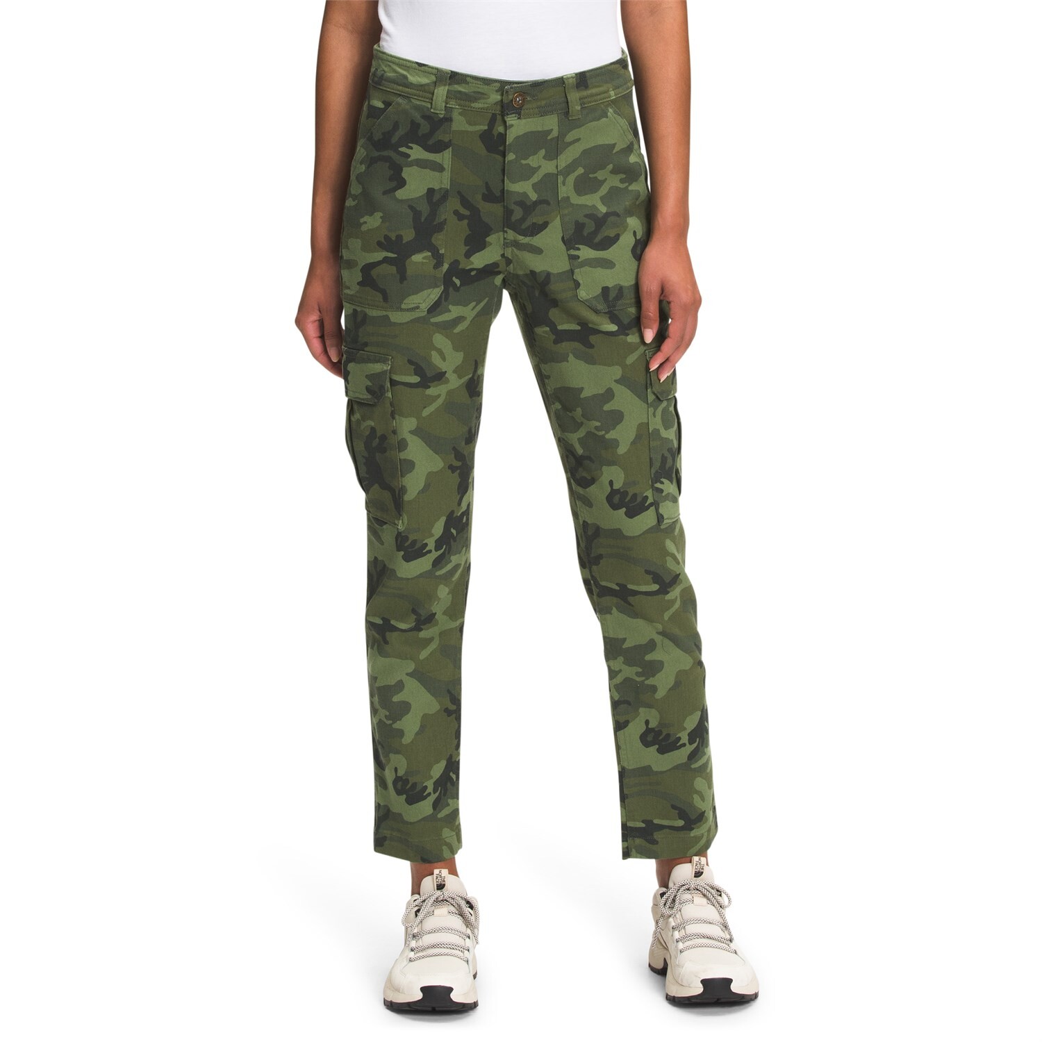 

Брюки-карго с принтом The North Face Heritage - женские, thyme brushwood camo print
