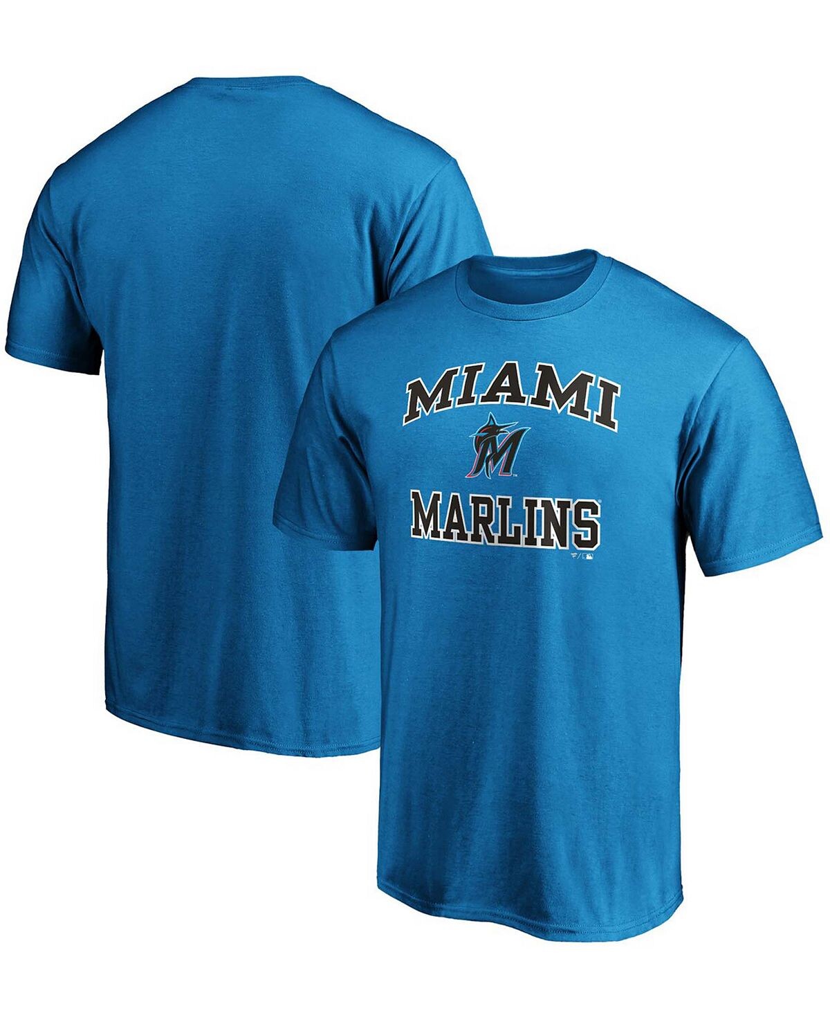 

Мужская синяя футболка miami marlins heart soul Fanatics, синий