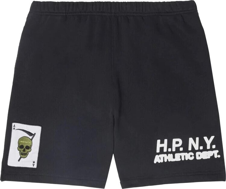 

Спортивные шорты Heron Preston Slogan Print Sweatshorts 'Black', черный