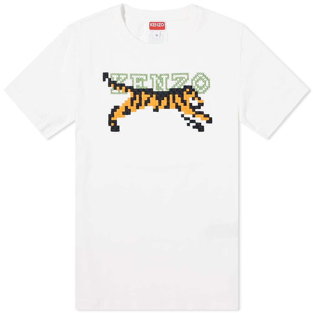 

Футболка Kenzo Pixel Tiger Classic T-Shirt, Белый