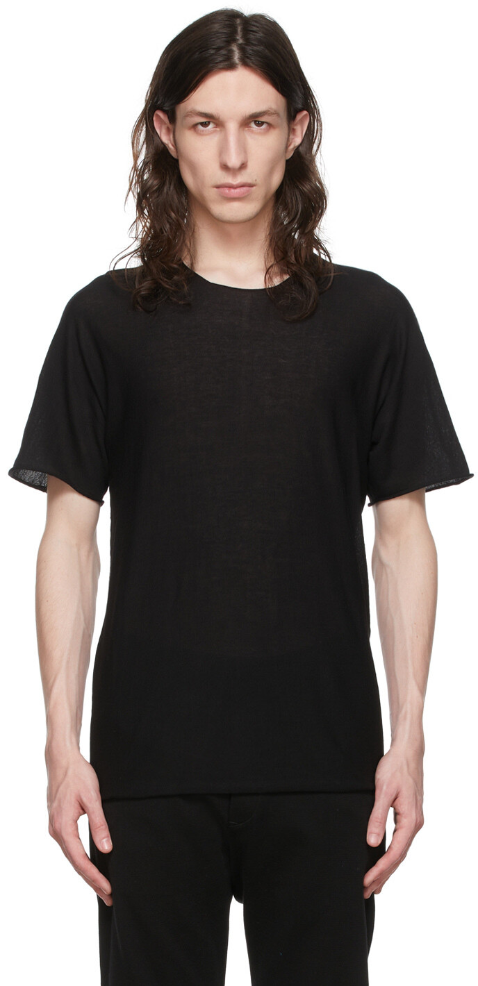 

Черная хлопковая футболка Label Under Construction, Черный
