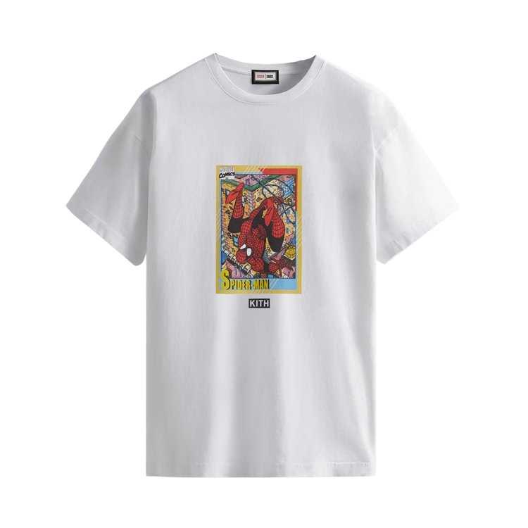 Футболка Kith For Spider-Man Hero Vintage Tee 'White', белый - фото