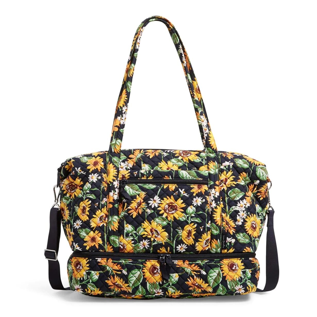 

Сумка дорожная Vera Bradley Cotton Deluxe Women's, темно-синий/желтый