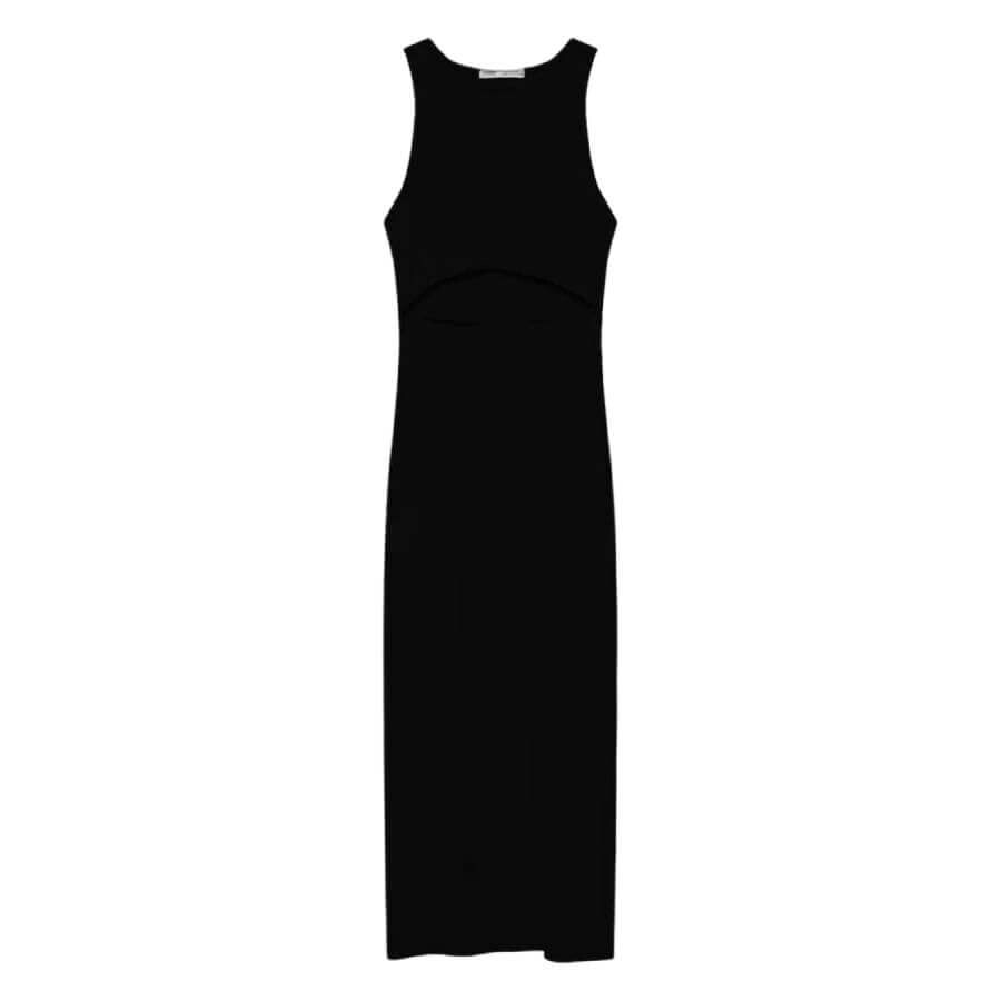 

Платье Pull&Bear Cut-out Midi, черный