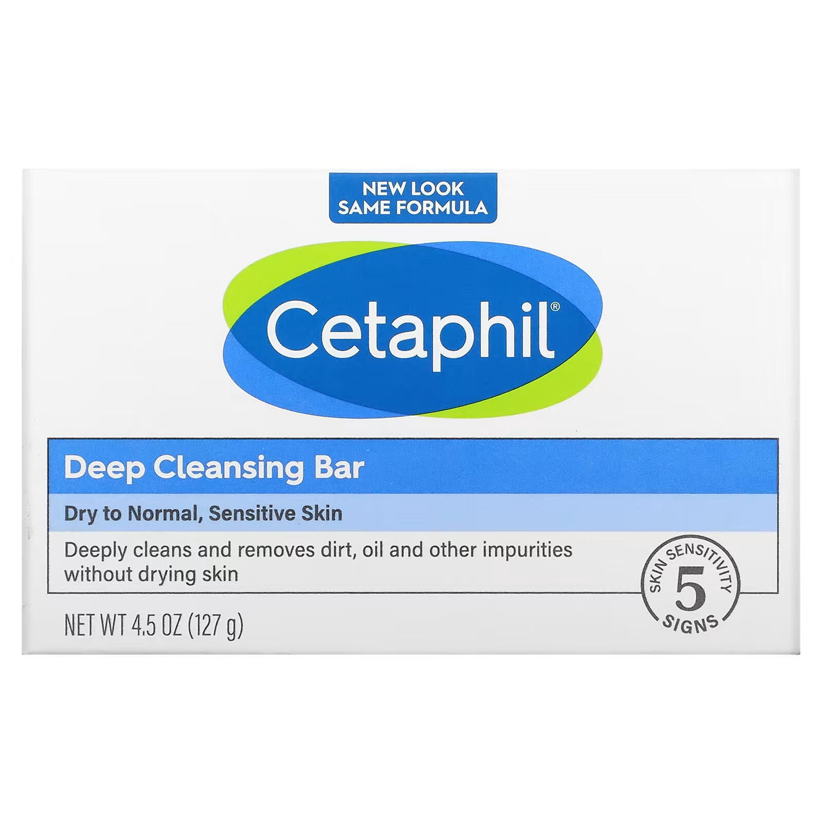 Мыло Cetaphil для глубокого очищения, 127 г дерматологический хлеб 127 гр cetaphil