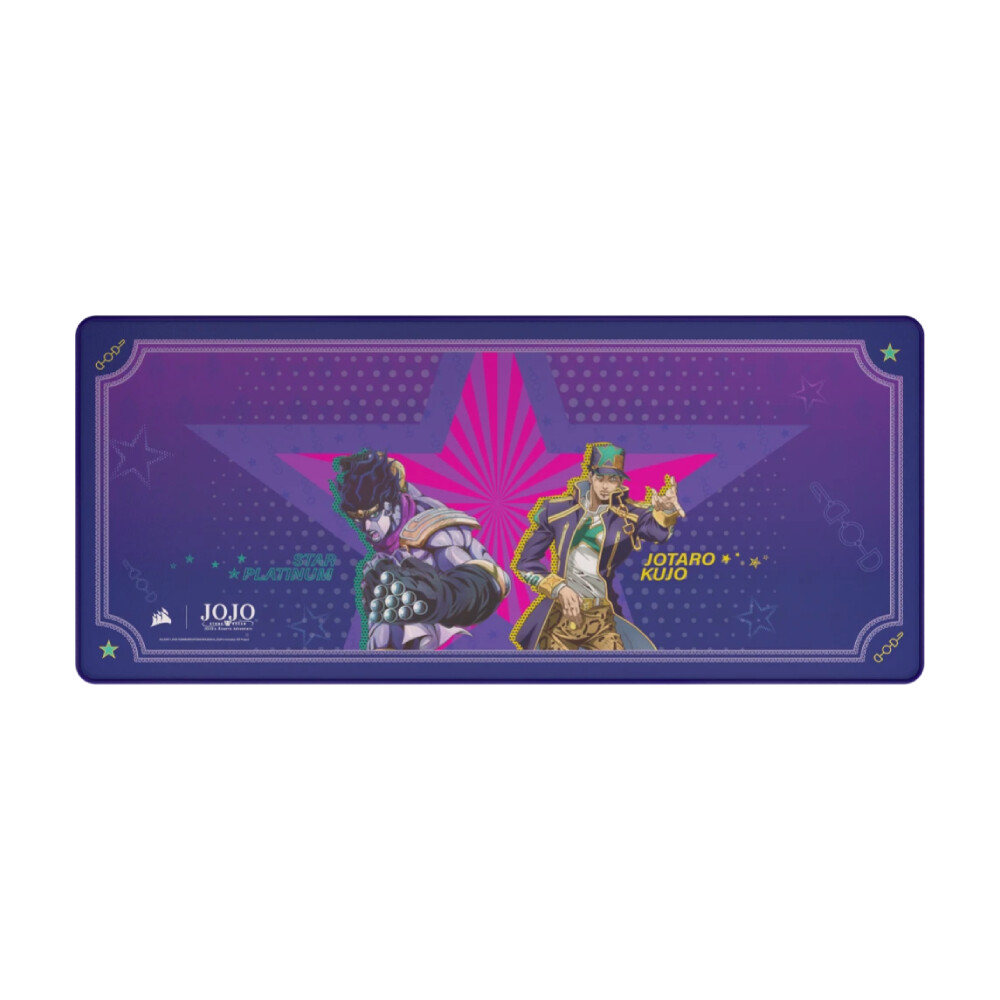 

Игровой коврик для мыши Corsair MM350 PRO JOJO Stone Ocean Extended XL Jotaro Edition, фиолетовый