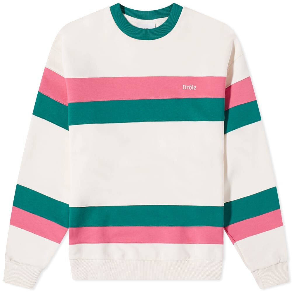 

Толстовка Drôle de Monsieur Stripe Crew Sweat