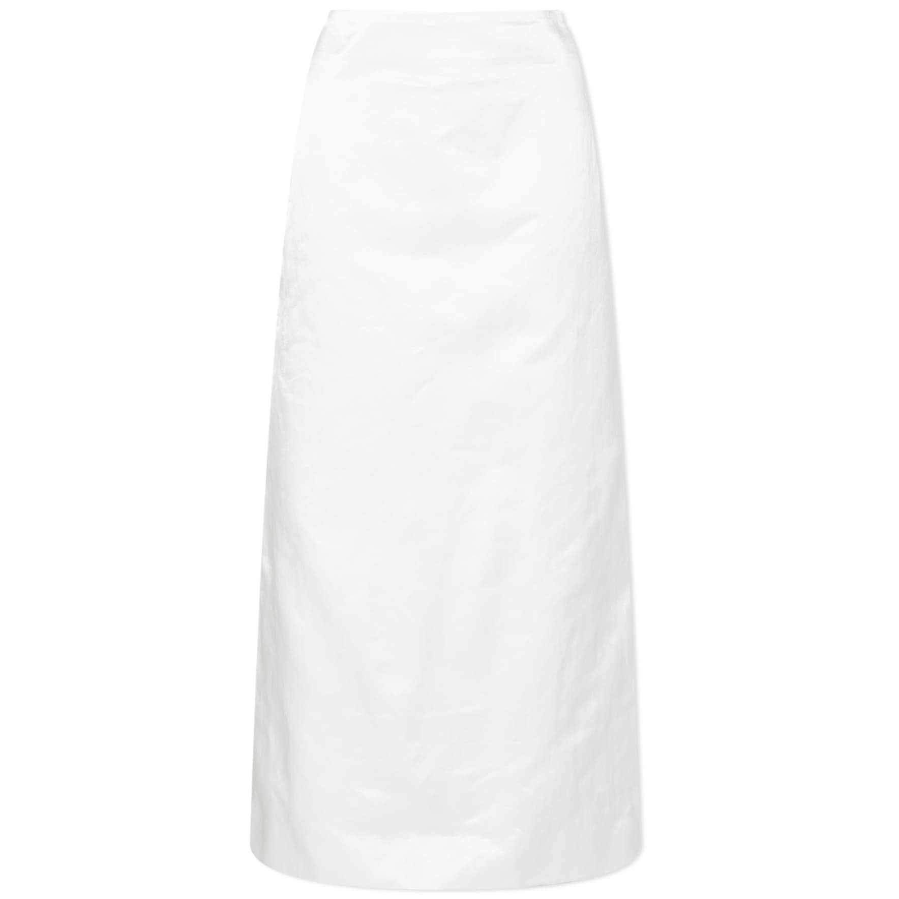Юбка Sportmax Cellula Maxi, белый офисная юбка плотная элегантная юбка теплая универсальная модная трапециевидная макси зимняя длинная юбка с высокой талией