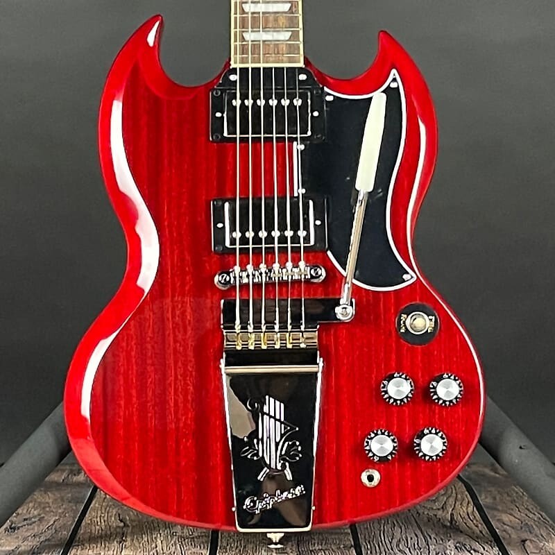 

Epiphone SG Standard 60s Maestro Vibrola - Vintage Cherry (2206152559)