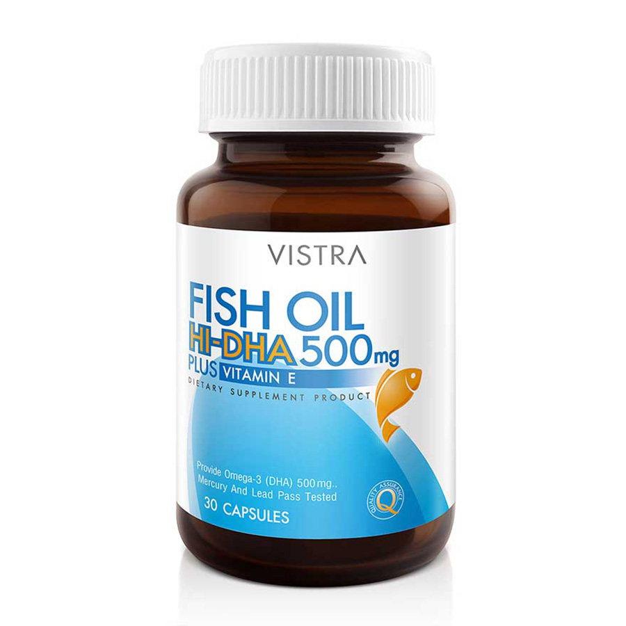 Рыбий жир Vistra Hi-DHA 500 мг, 30 капсул