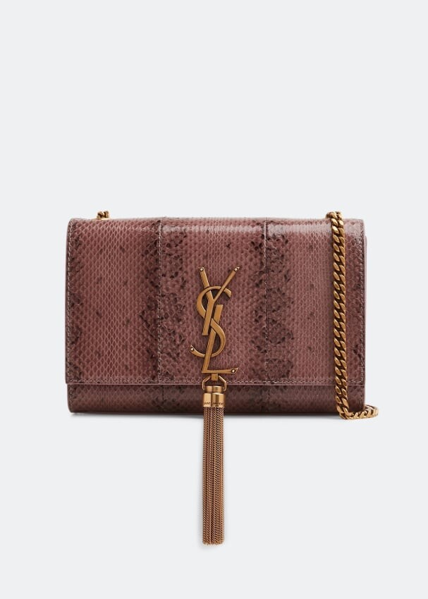 

Сумка кросс-боди SAINT LAURENT Kate small tassel chain bag, коричневый