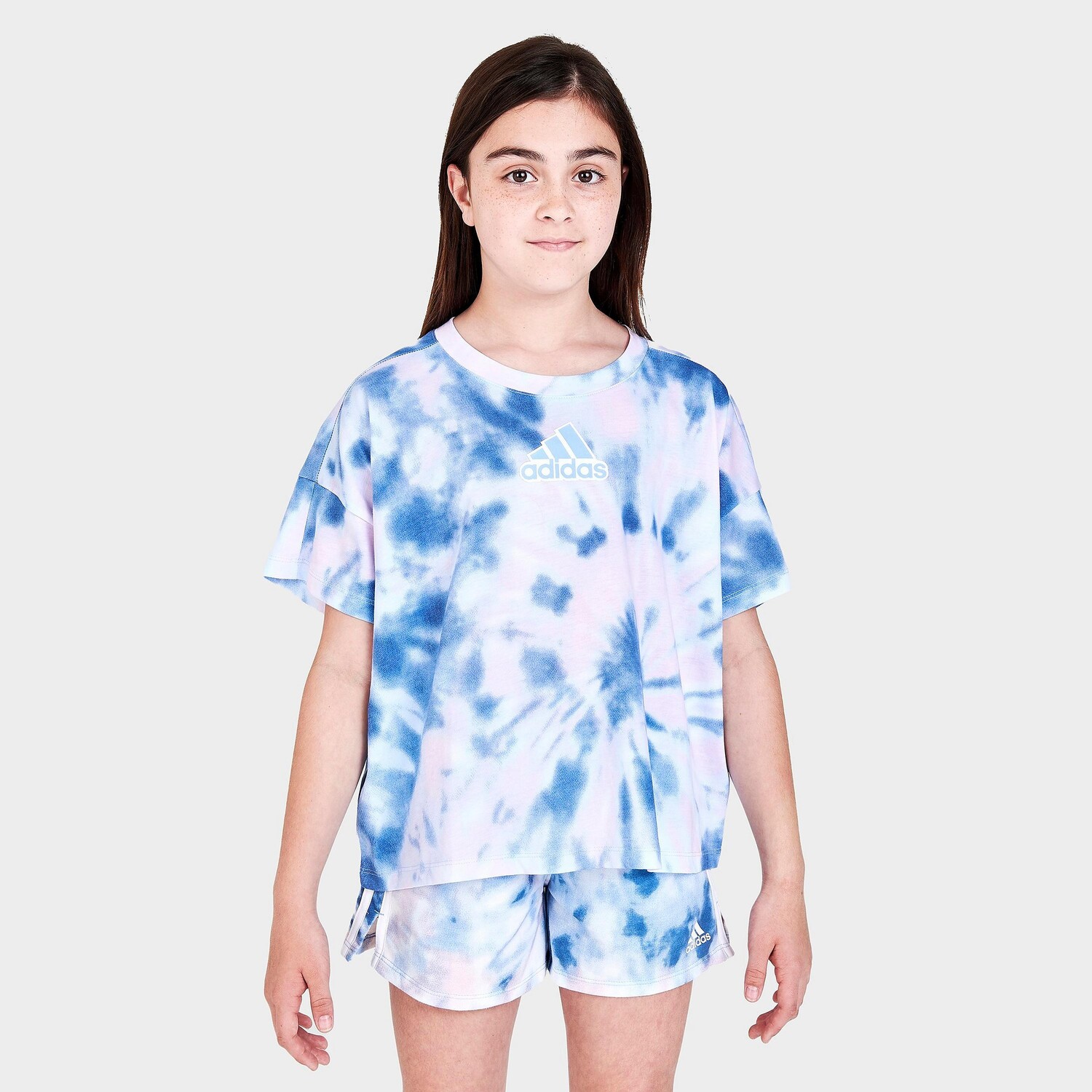 

Футболка Adidas Tie-Dye для девочек, синий