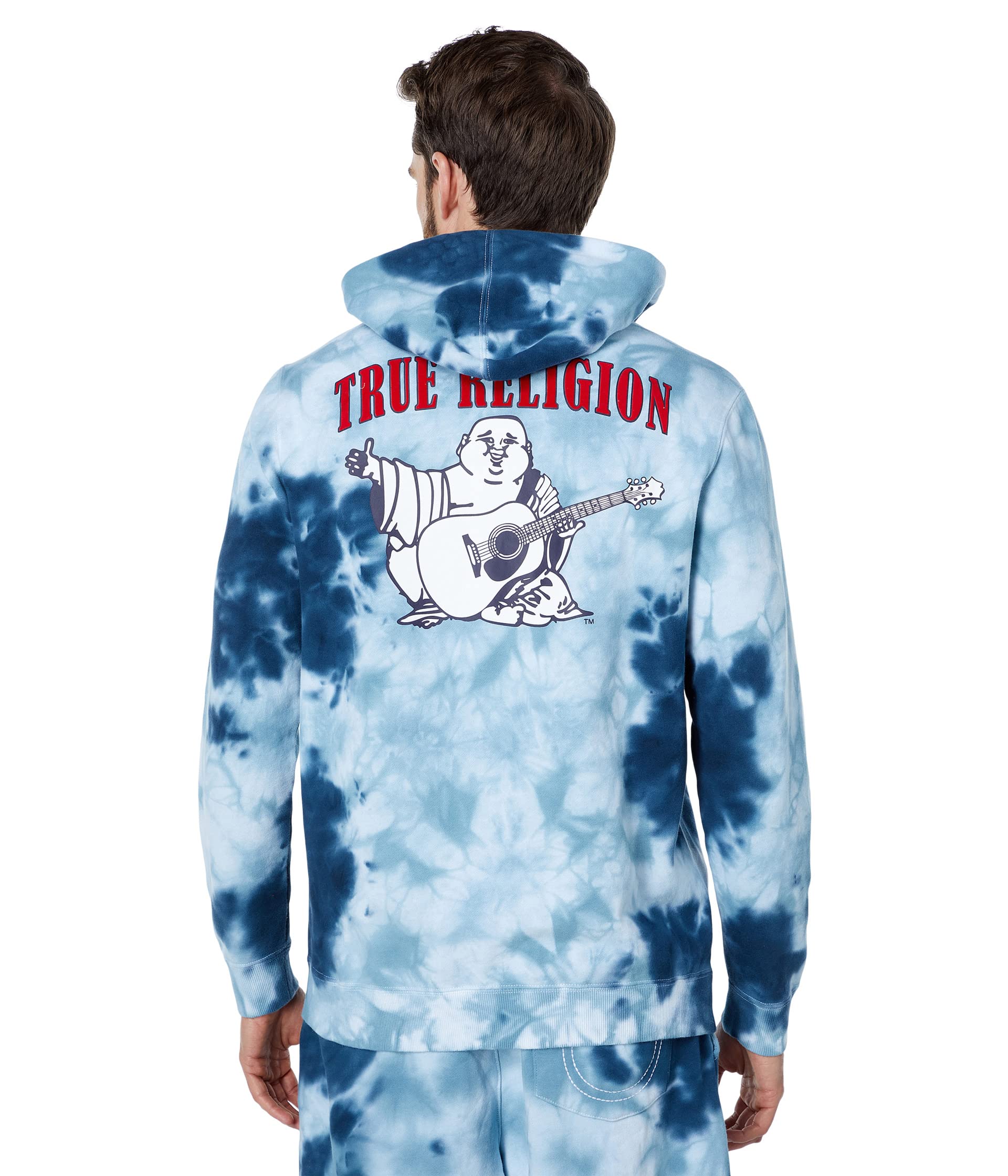 Худи True Religion, Tie-Dye Buddha Pullover Hoodie худи alternative asher pullover hoodie цвет blue linear tie dye