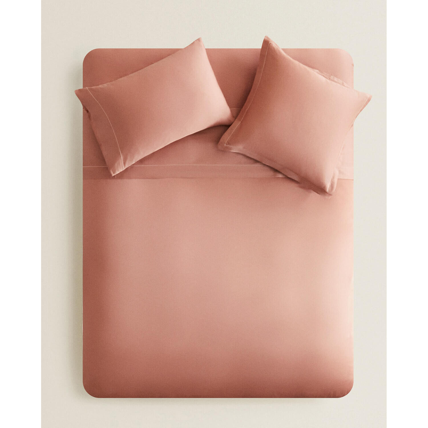 

Пододеяльник Zara Home Cotton Sateen, розовый