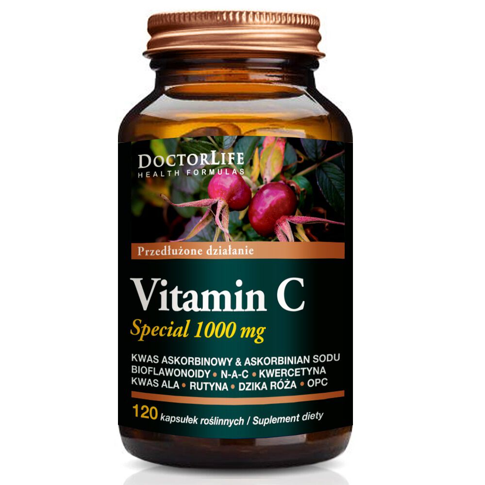 Doctor Life Timed- Release Vitamin C БАД пролонгированного действия с витамином С Special 1000мг, 120 капс./1 уп.