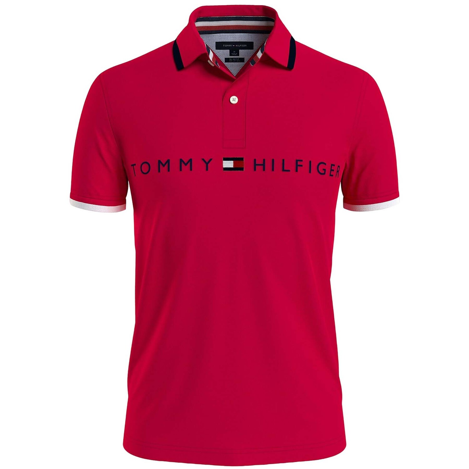 

Поло Tommy Hilfiger Tommy Logo, красный