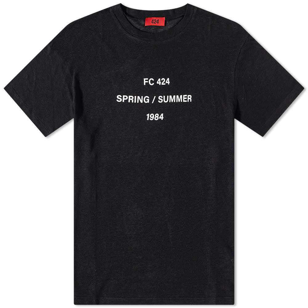 

Футболка 424 Fc 1984 Logo Tee, Черный