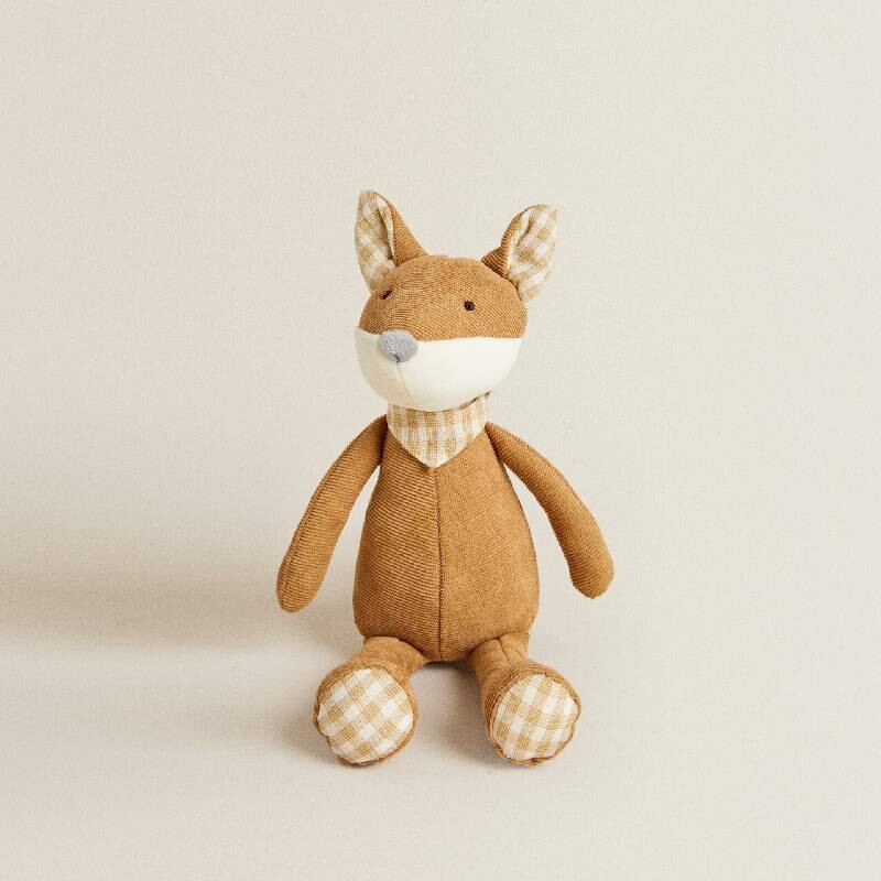 

Мягкая игрушка лиса Zara Home Fox Soft Toy, коричневый