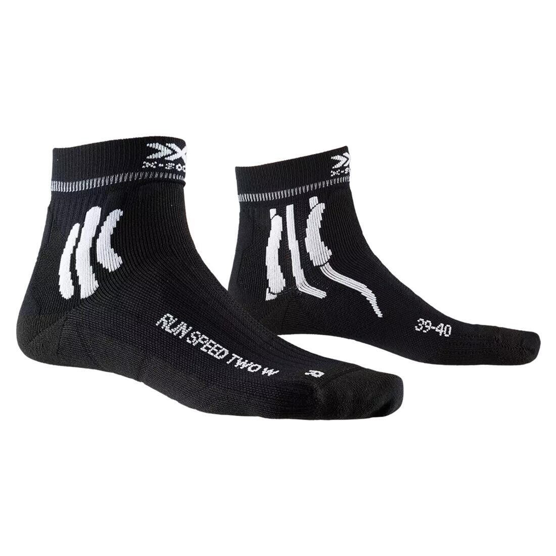 

Носки для бега X-Socks Run Speed ​​Two Wladies нейлон черный, черно-белый