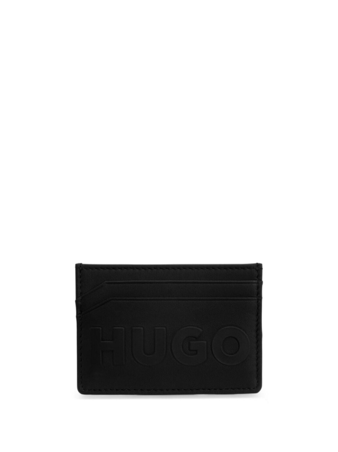 

HUGO картхолдер Tyler с тисненым логотипом, черный
