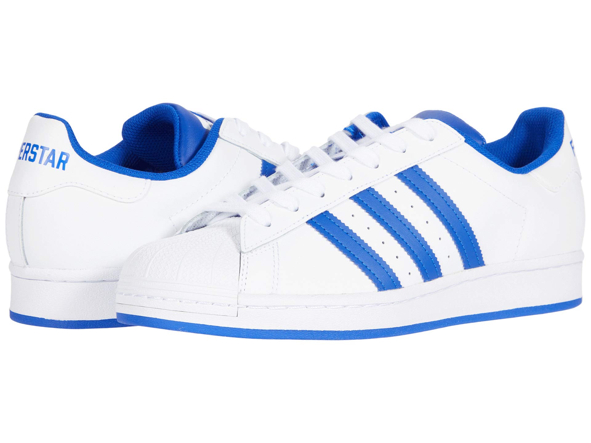 Мужские кроссовки Adidas Originals Superstar, белый/синий