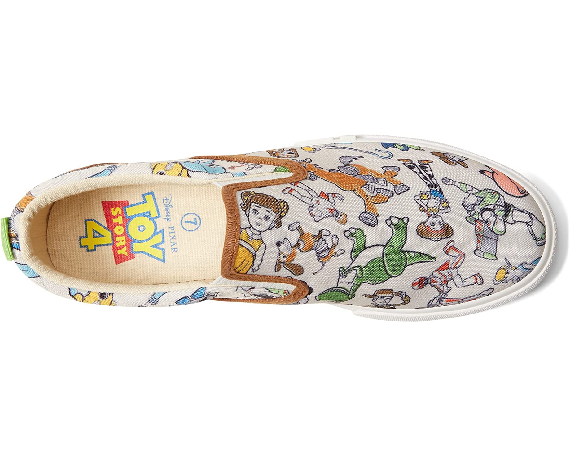 Кроссовки Toy Story All Over Print Slip-On (Adult) Ground Up, бежевый