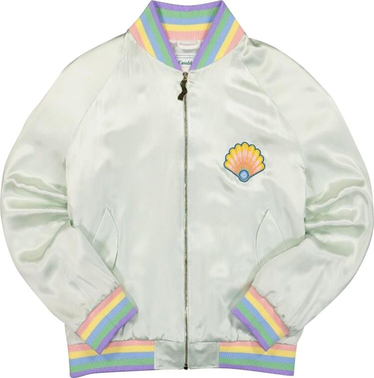 

Куртка Casablanca Souvenir Jacket 'Mint', зеленый