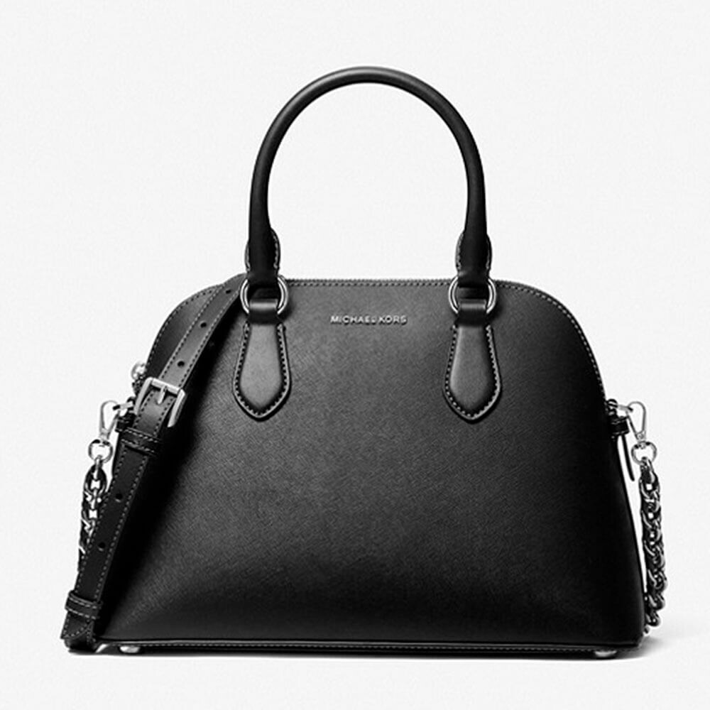 

Сумка Michael Michael Kors Veronica Medium Saffiano Leather Dome, черный