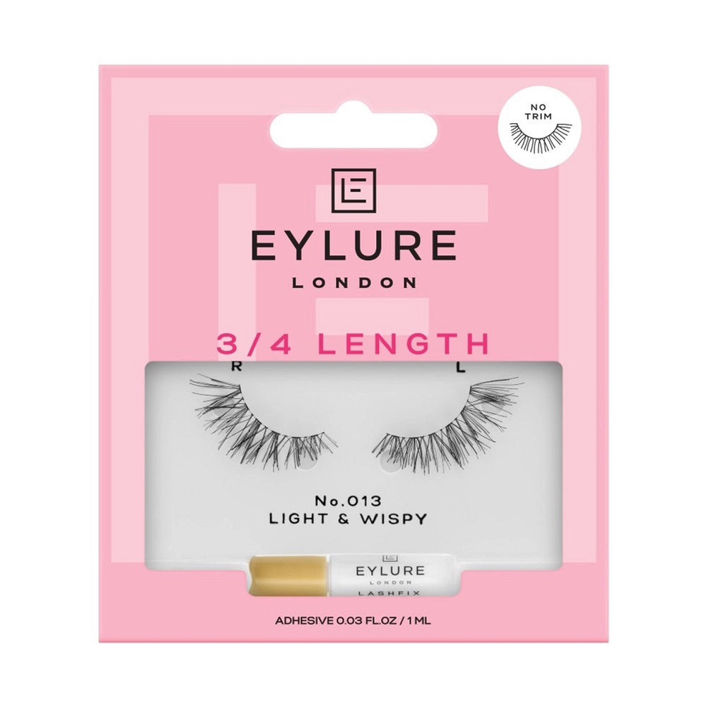 

Eylure Накладные ресницы 3/4 Length Lashes с клеевым уникальным эффектом подсветки No. 013