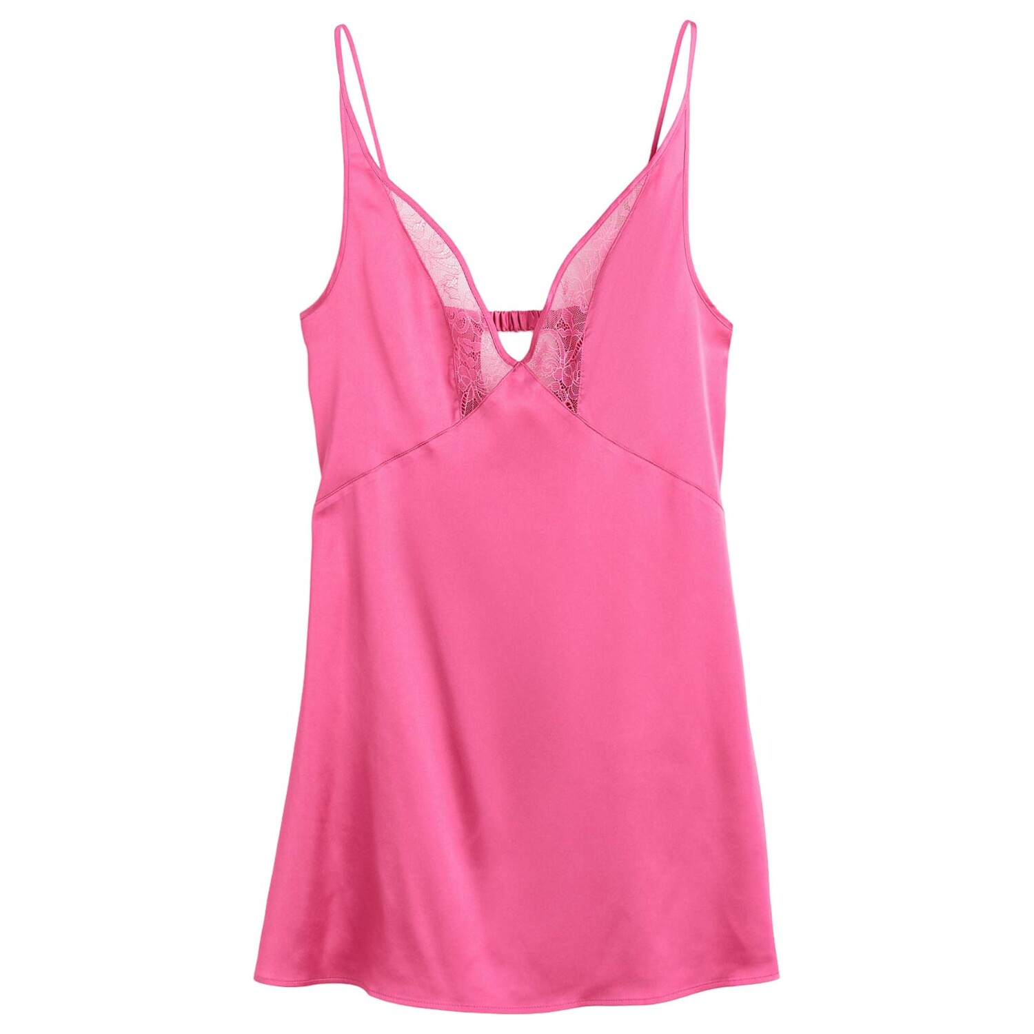 

Ночная рубашка H&M Satin V-neck, розовый