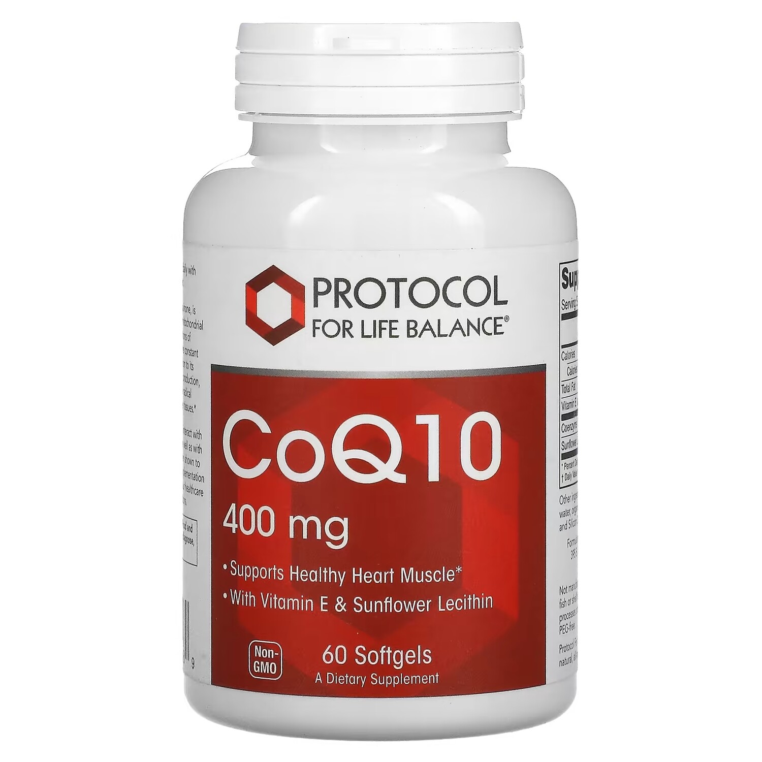 

Protocol for Life Balance коэнзим Q10 400 мг, 60 капсул