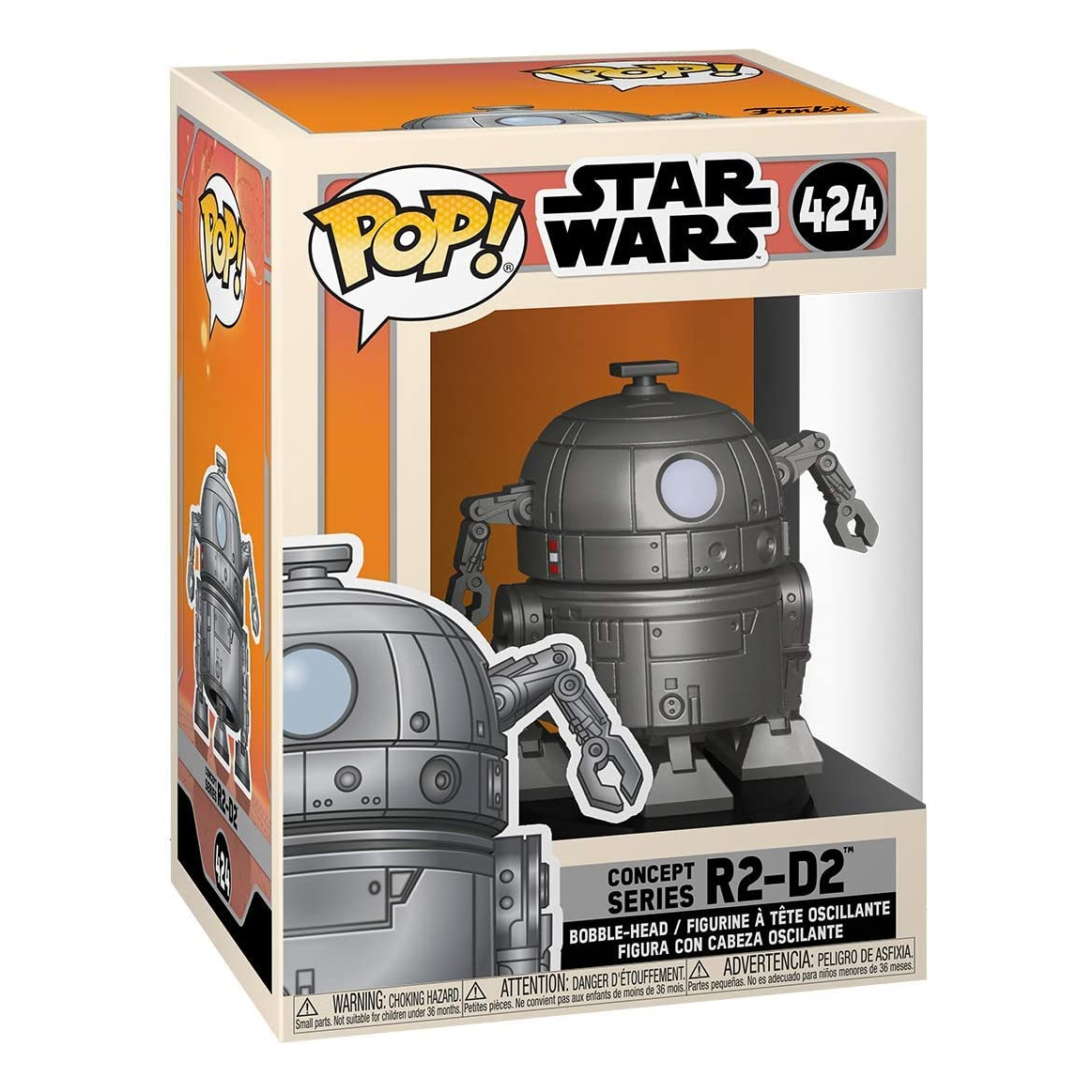 Фигурка Funko Pop! Star Wars Concept Series R2-D2 фигурка funko pop star wars concept series – han solo bobble head 9 5 см