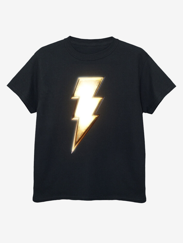 

NW2 DC Comics Shazam Bolt Logo Детская черная футболка George., черный