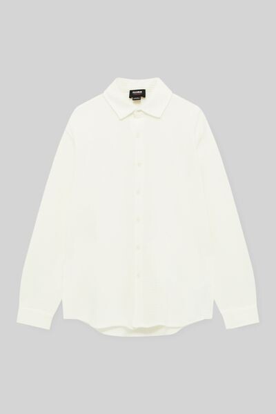 

Вафельная рубашка PULL&BEAR