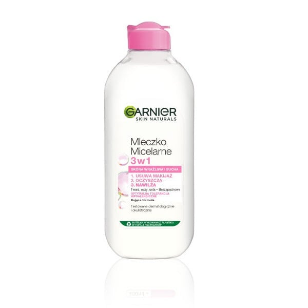 

Garnier Skin Naturals мицеллярное молочко 3в1 для сухой и чувствительной кожи 400мл