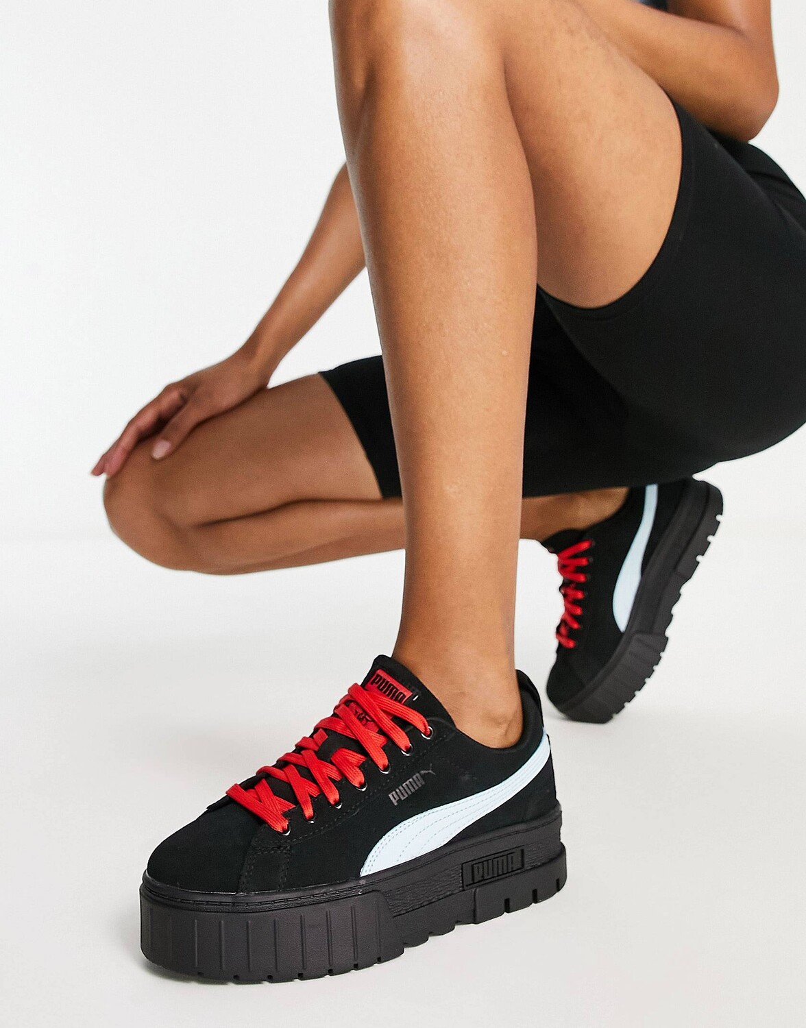

Черные кроссовки Puma X Dua Lipa Mayze SD
