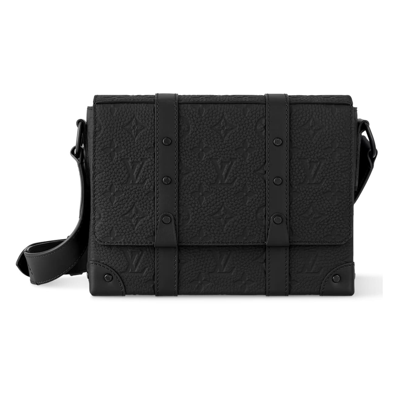 

Сумка-мессенджер Louis Vuitton Trunk Taurillon Monogram, черный